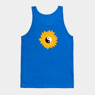 Peace Love & Sunflowers: YinYang Tank Top